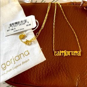 Gorjana gold California necklace